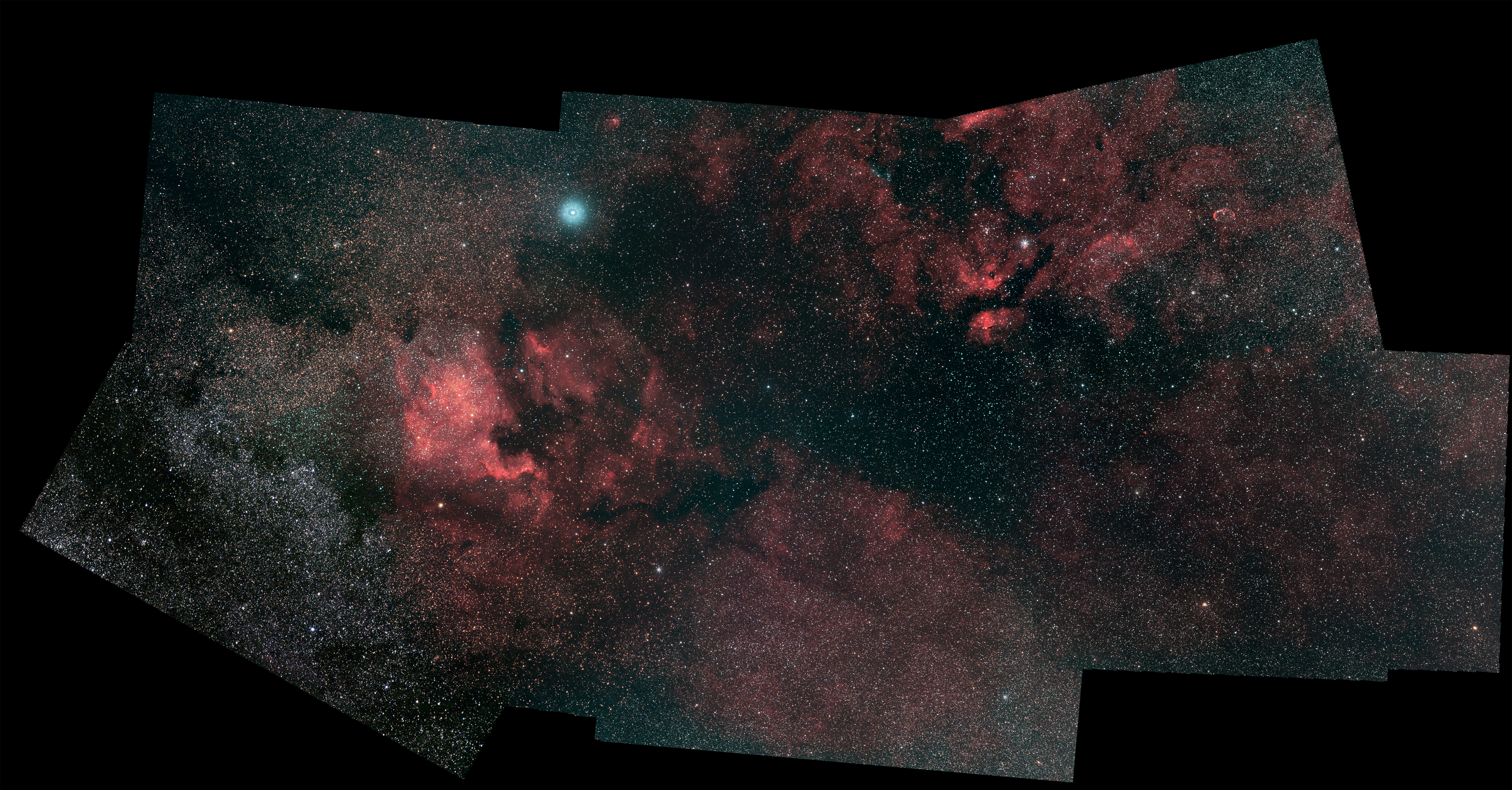 Gamma Cygnus Crescent