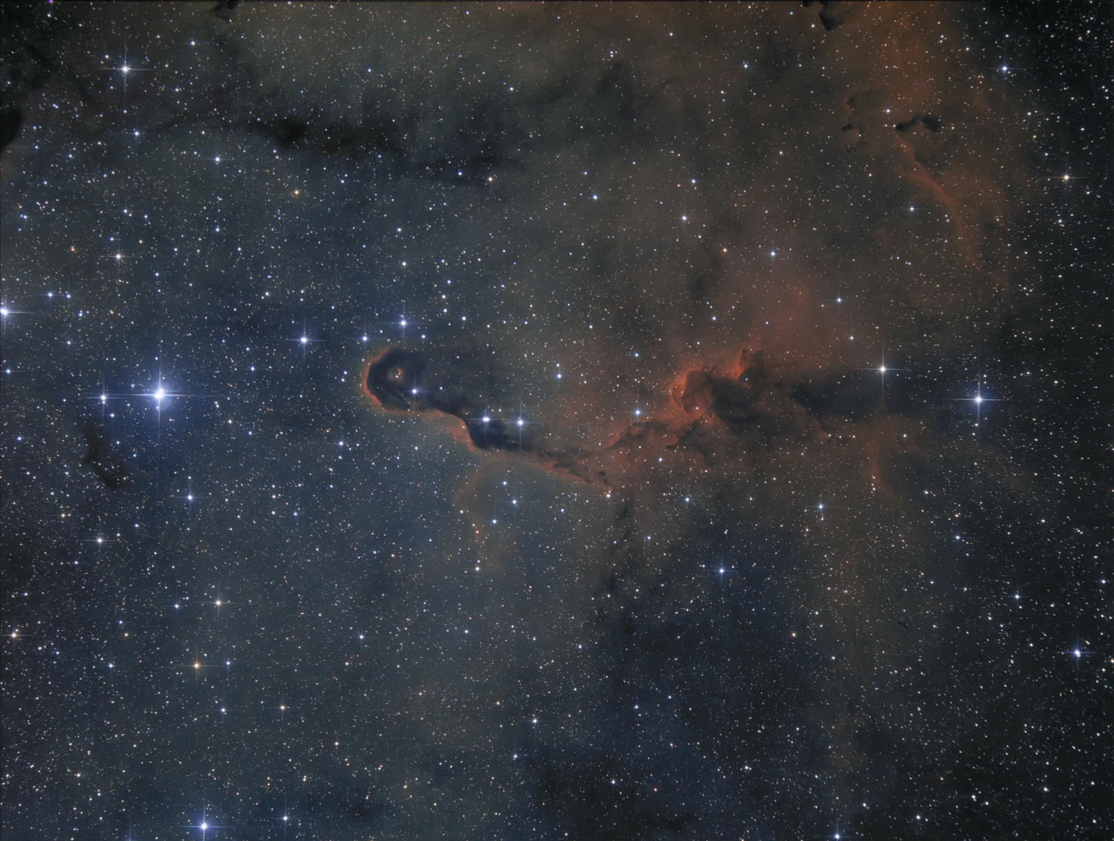 IC1396-Elephants Trunk Hubble Palette