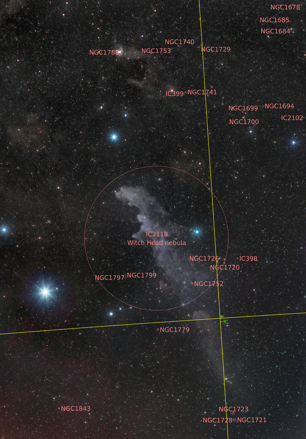 IC2118 in Constellation Eridanus