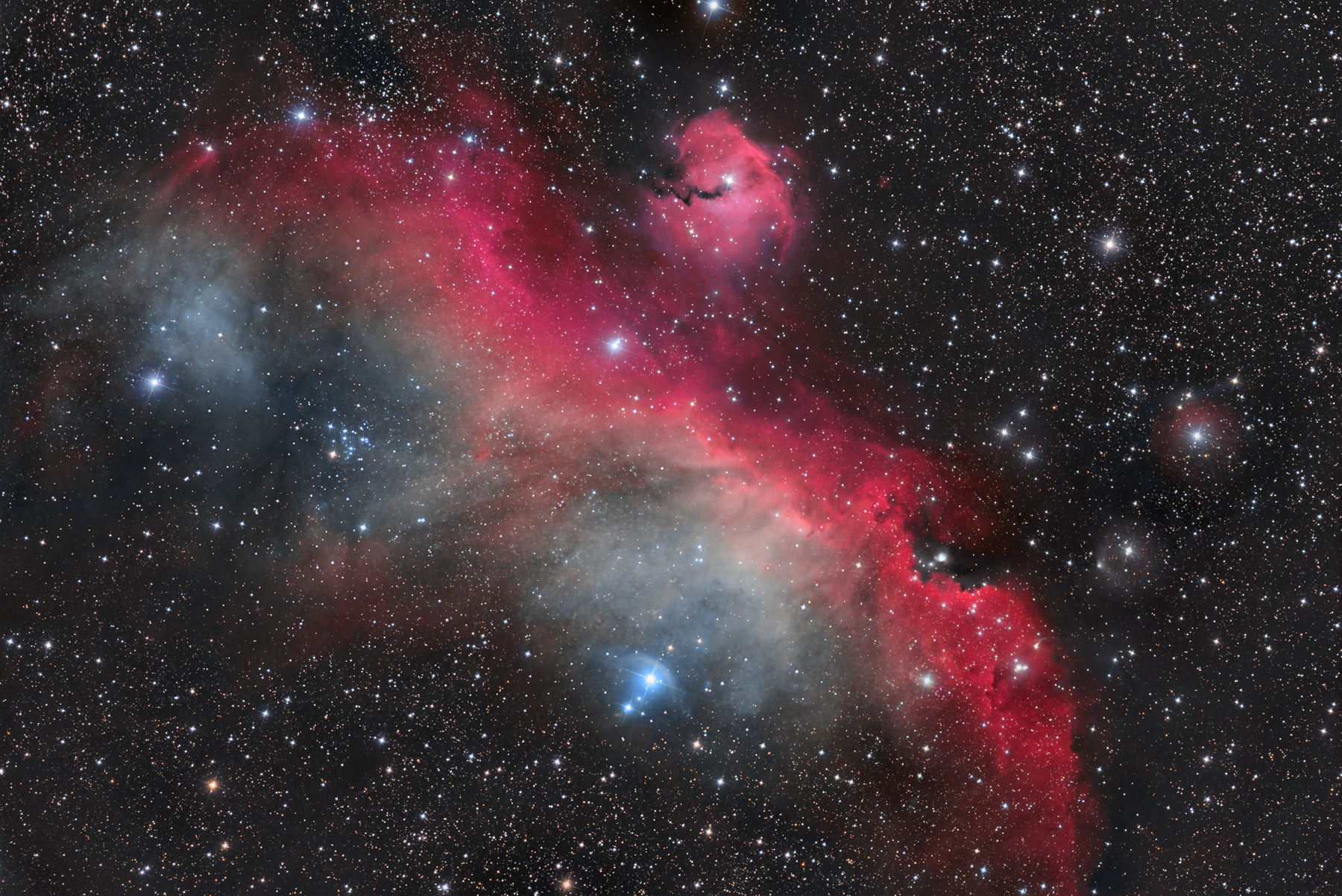 Seagull-Nebula and IC2177