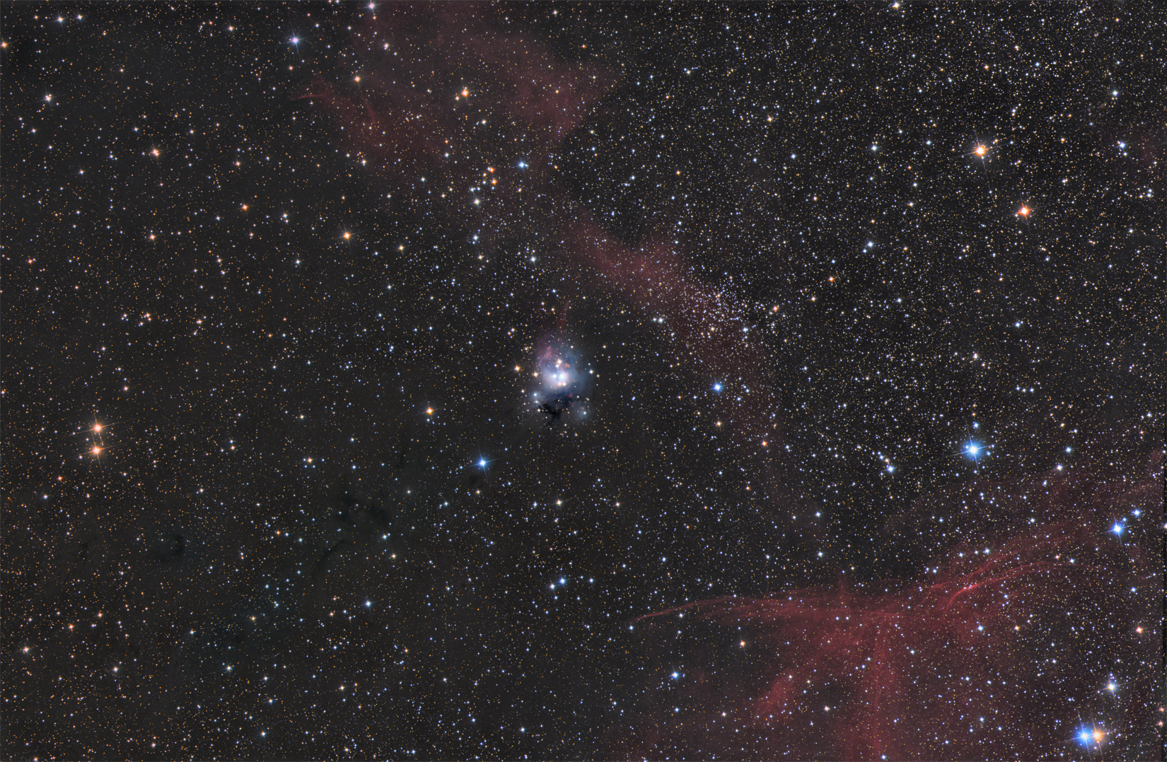 NGC7129 in Constellation Cepheus