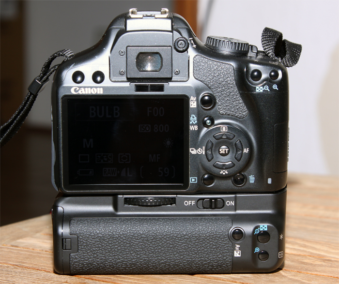 EOS 450da back