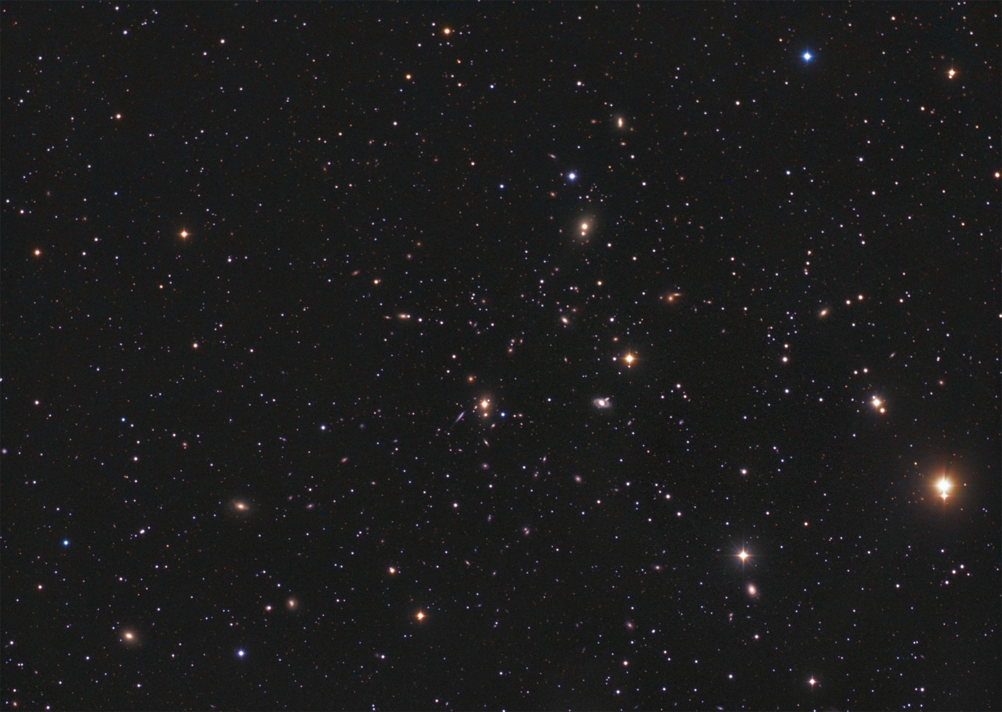 Leo Galactic Cluster (Abell 1367)