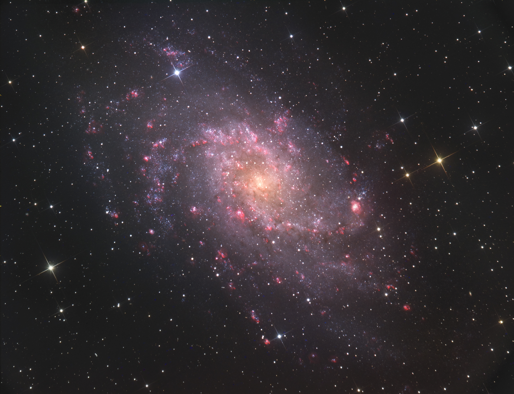 M33 in Constellation Triangulum