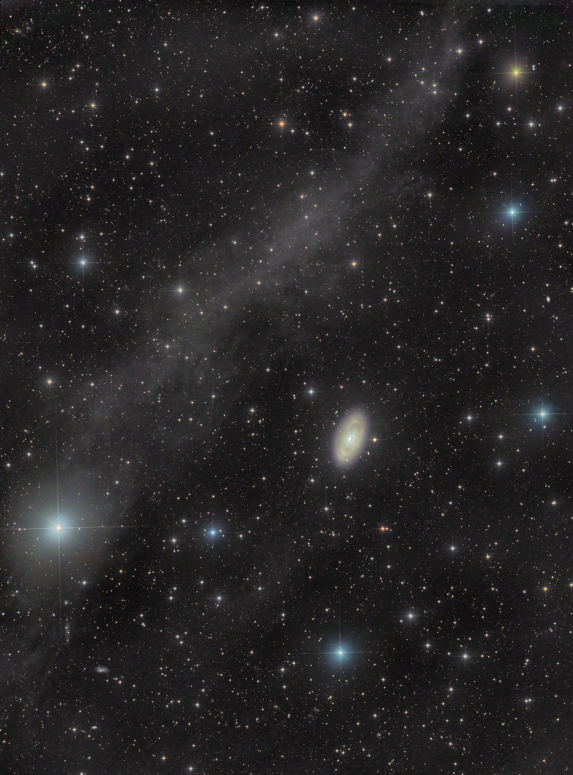 M64 mit Sturgeon Nebel