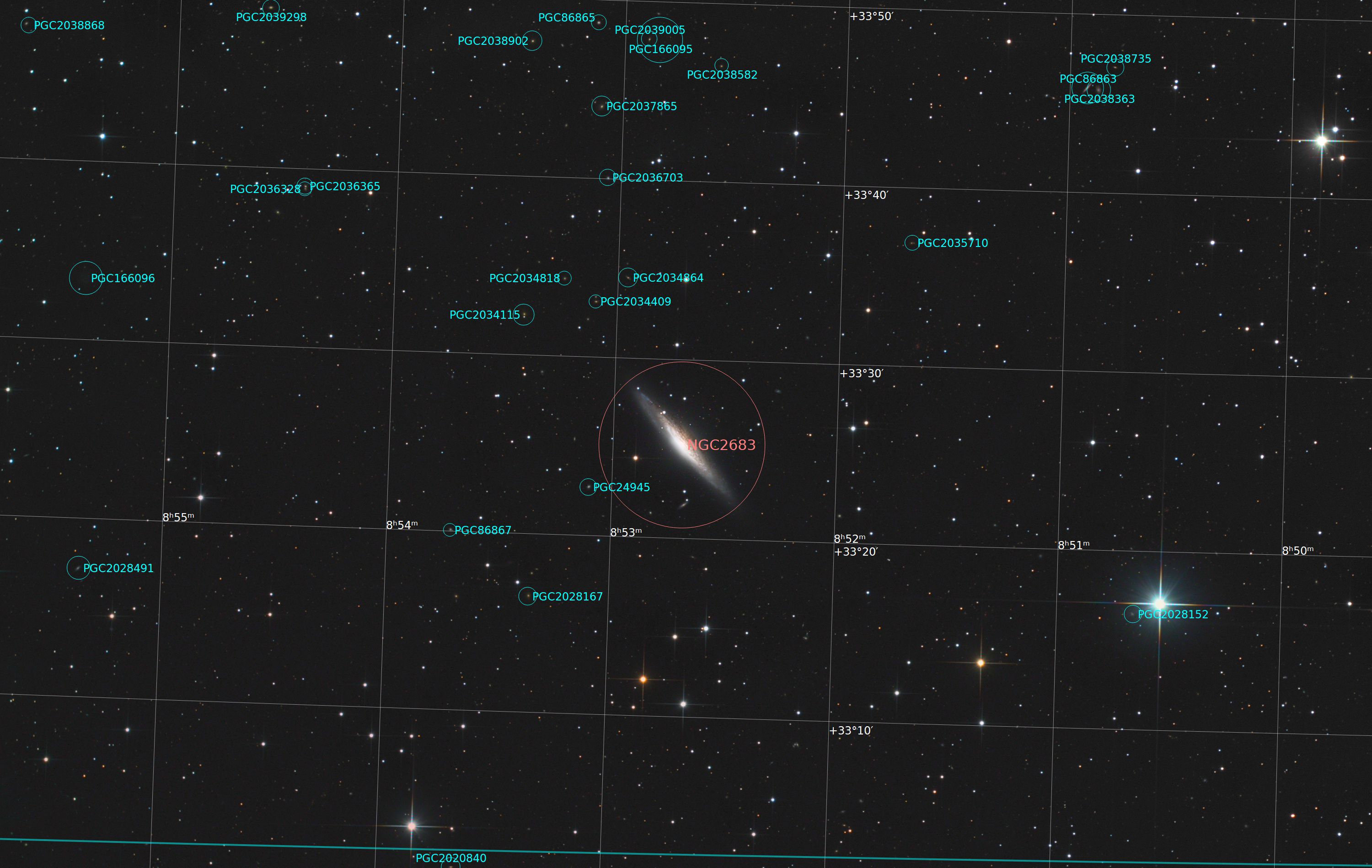 NGC2683 Annotated