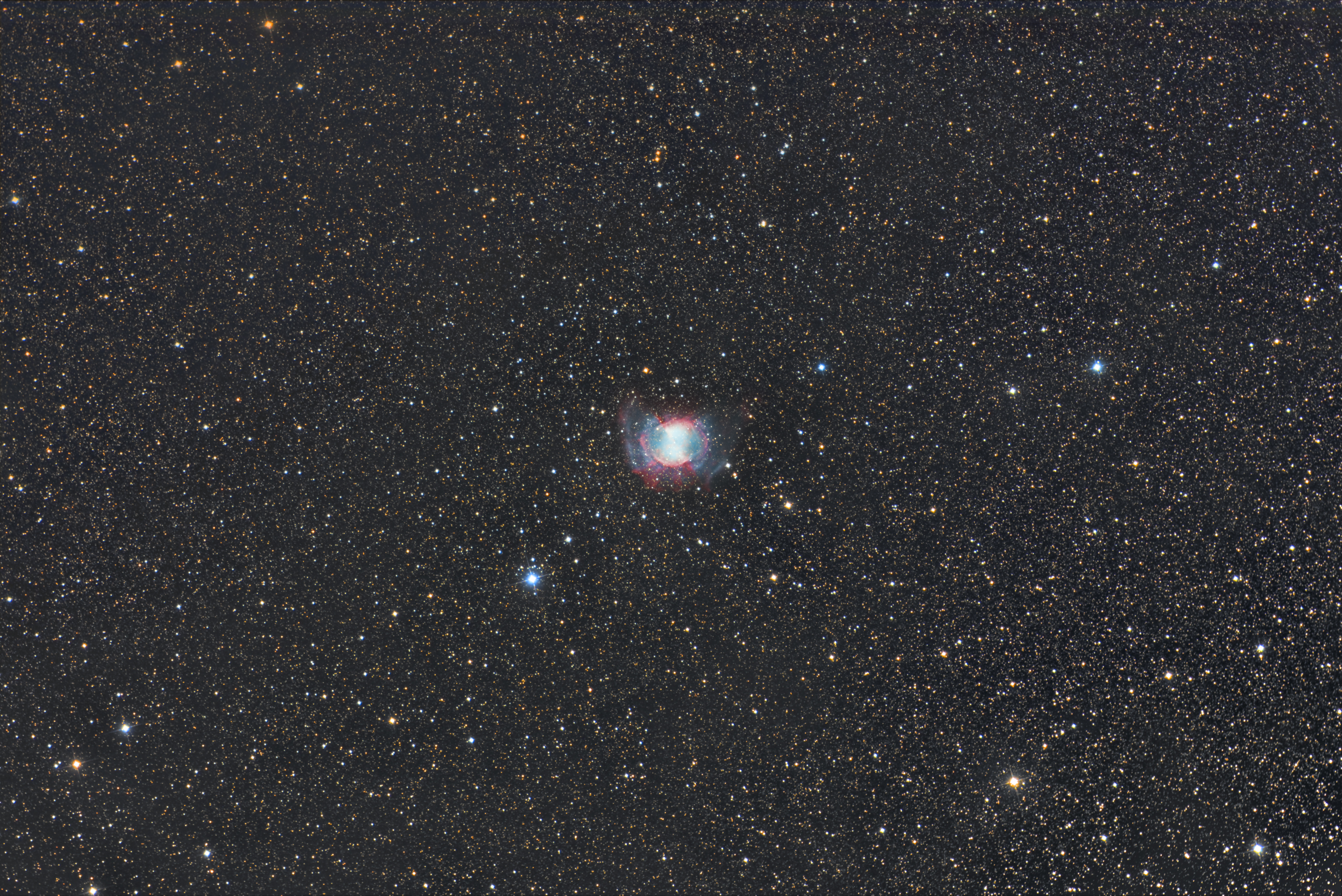 M27 [Ha]-[OIII]-LRGB