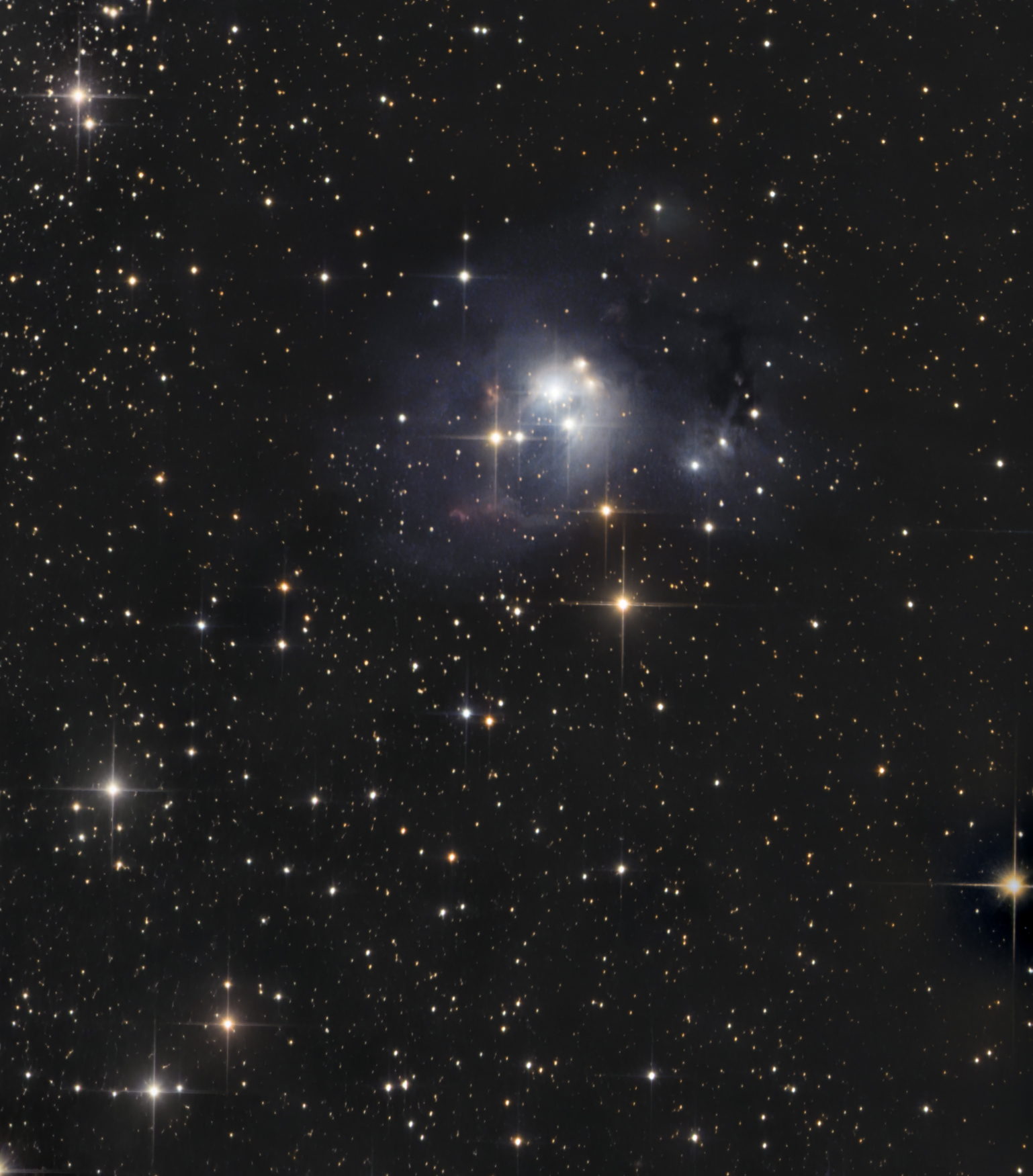 NGC7129 in Constellation Cepheus