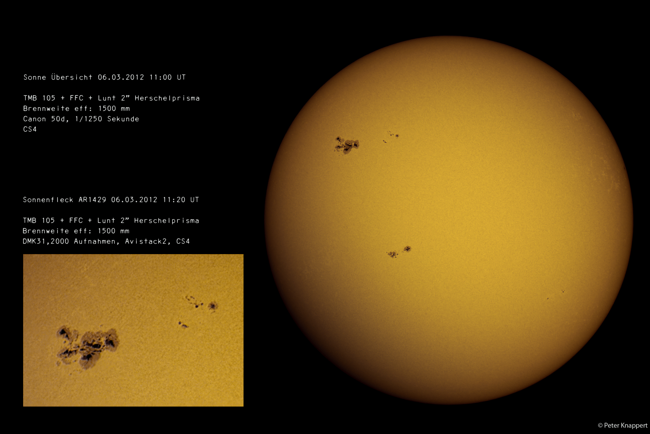 Sonne mit AR1429